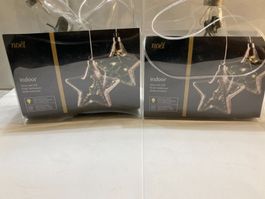 Weihnachtsdeko/indor Stern mit LED 2 Stk.( Nr.1)