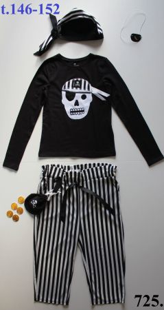 Costume pirate - fille / Pirat t. 146 - 152    NEU!
