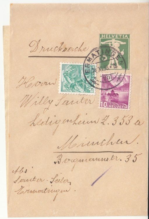 Tutti i francobolli: SGK SB 055 mit Zusatzfrankatur – Usato da Bürglen TG venduto da StampGraf