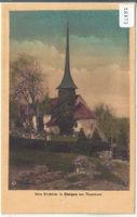 Altes Kirchlein in Einigen am Thunersee - coloriert