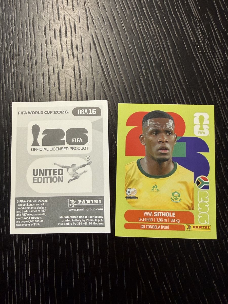 Panini Album: Panini FIFA World Cup 2026. RSA 15 – Nuovo (secondo la descrizione) da Oberweningen venduto da Burlli