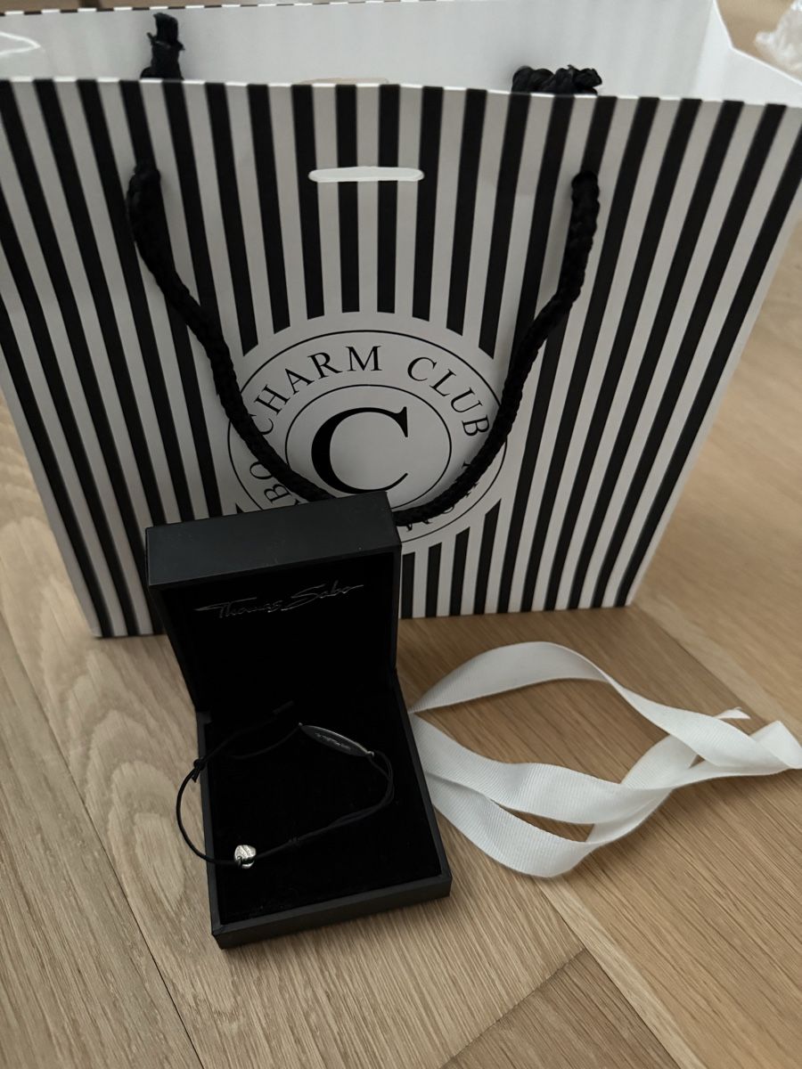 Bracciali & Braccialetti: Thomassabo TEXTILARMBAND SCHWARZ CONNECT SILBER – Usato da Zollikerberg venduto da Atelier108 2