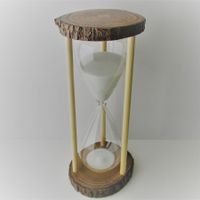 Sanduhr 50 Minuten im Natur Holzgestell