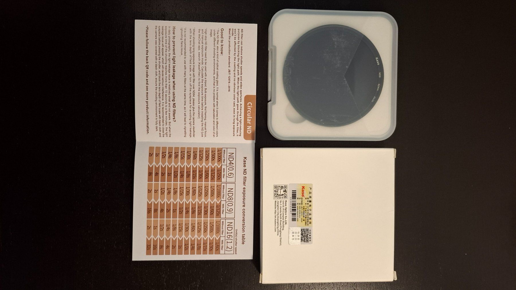 Filter: ND8 Filter 82mm von KASE - wenig gebraucht – Gebraucht aus Hitzkirch von Djtogo 2