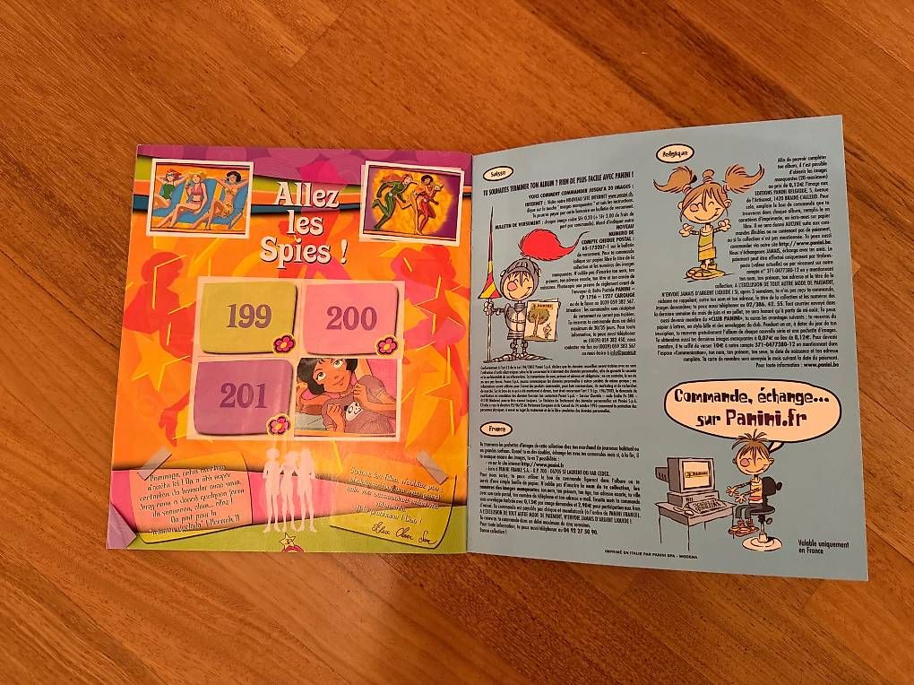 Panini Album: Album panini Totally Spies "Mission time" – Usato da Lausanne venduto da mama124 4
