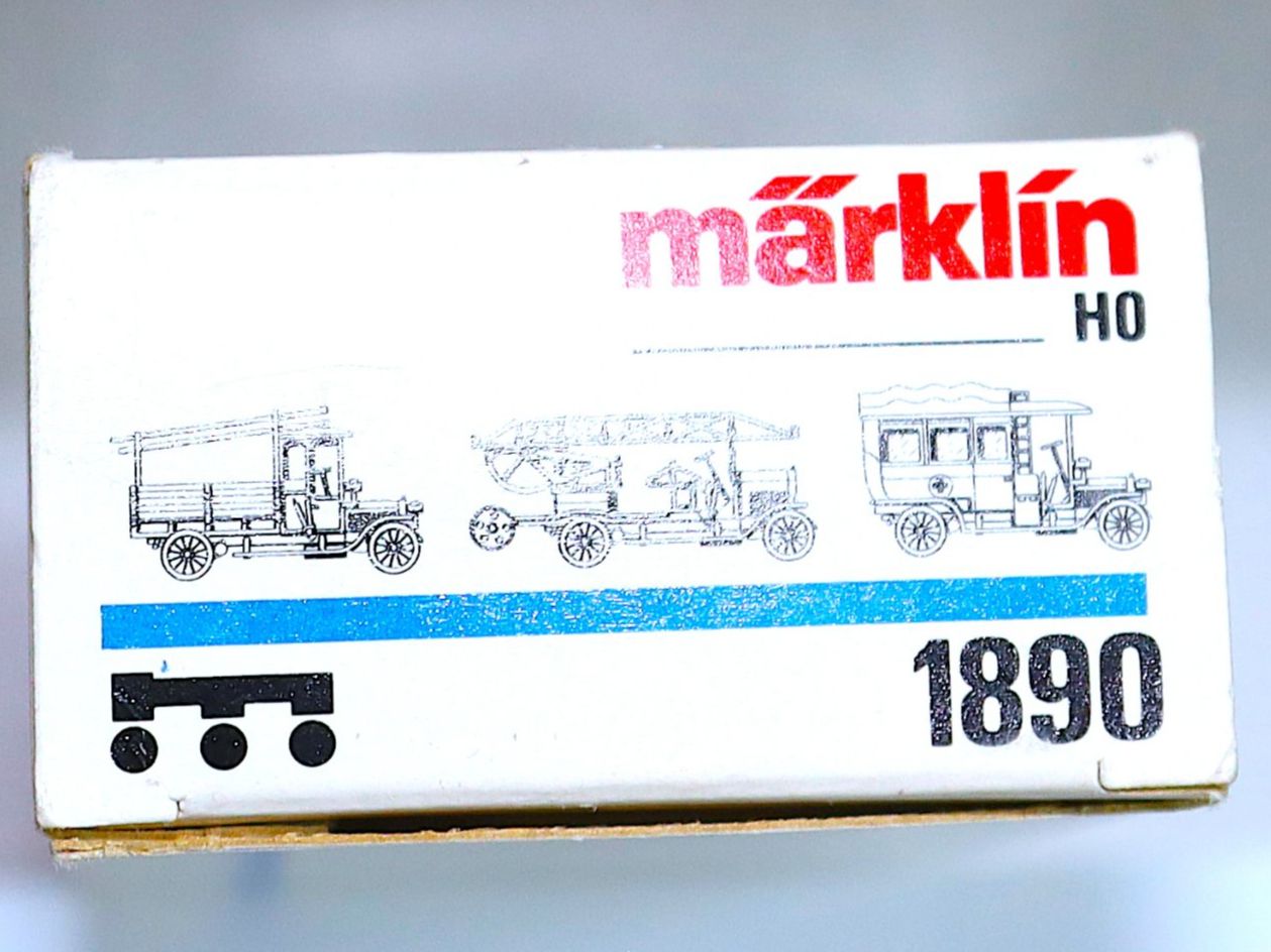 Mercedes-Benz Modellini d'auto: Märklin 1890 Oldtimer Set Lieferwagen – Nuovo e nell'imballaggio originale da Ipsach venduto da Merlux 4