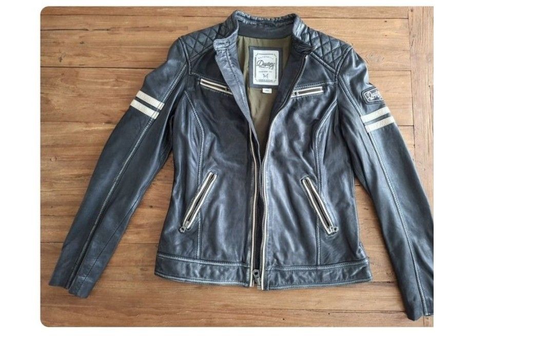 Jacken: Biker Lederjacke – Neu (gemäss Beschreibung) aus Biel/Bienne von 13Sonne13