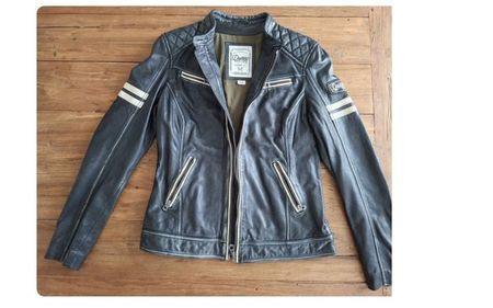 Biker Lederjacke