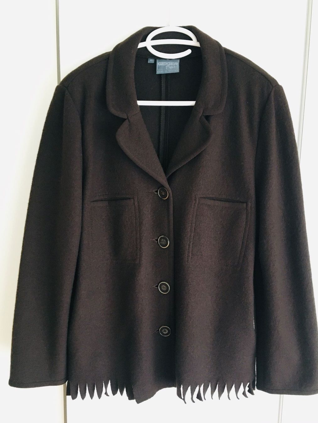 Jacken: Edle moderne Walk-Jacke braun – Gebraucht aus Bern von Smile-2707