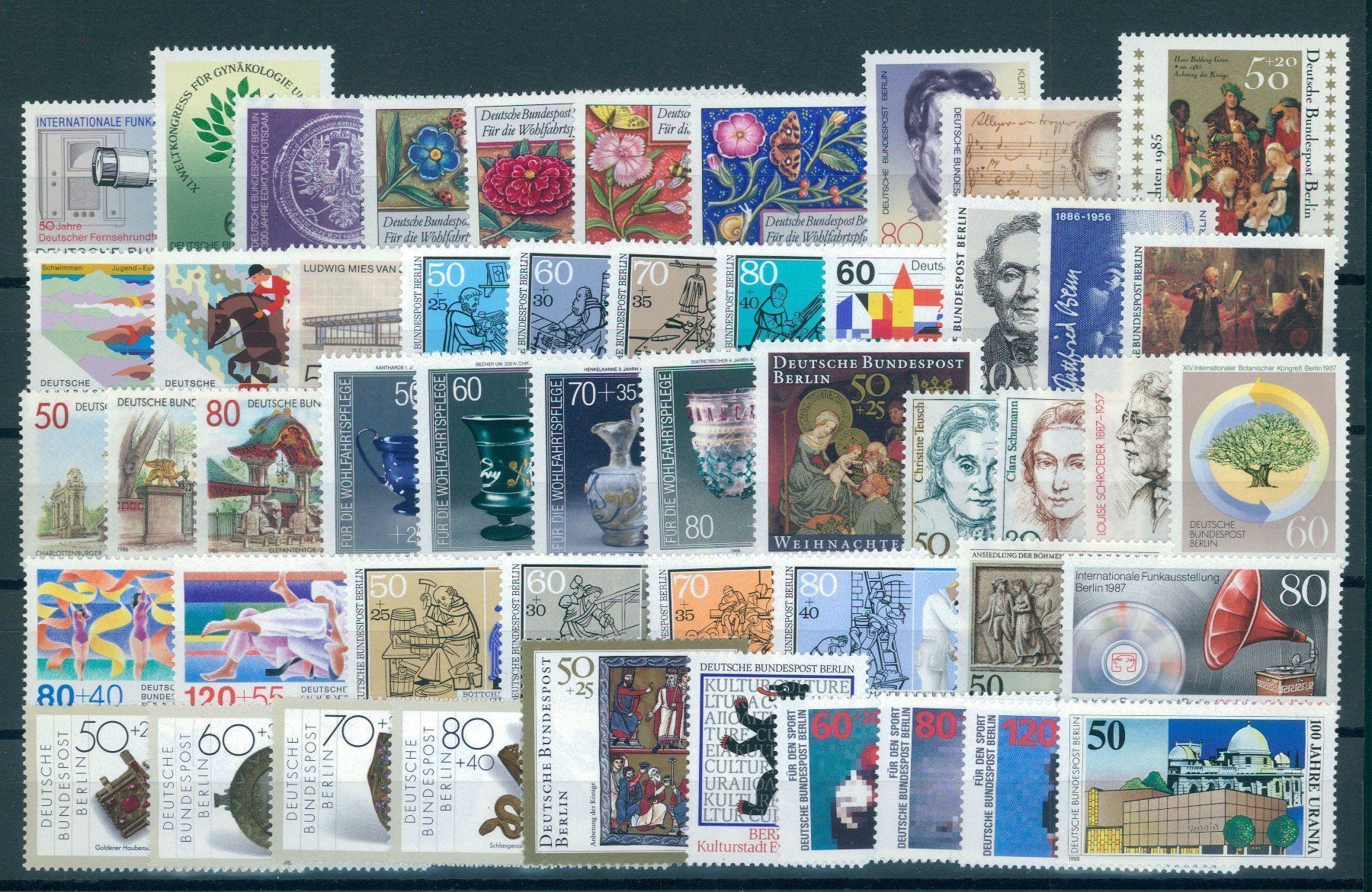 Alle Briefmarken: BERLIN, SUPERSAMMLUNG, 600 VERSCHIEDENE MARKEN POSTFRISCH ** – Neu (gemäss Beschreibung) aus Wetzikon ZH von Philimpex 9