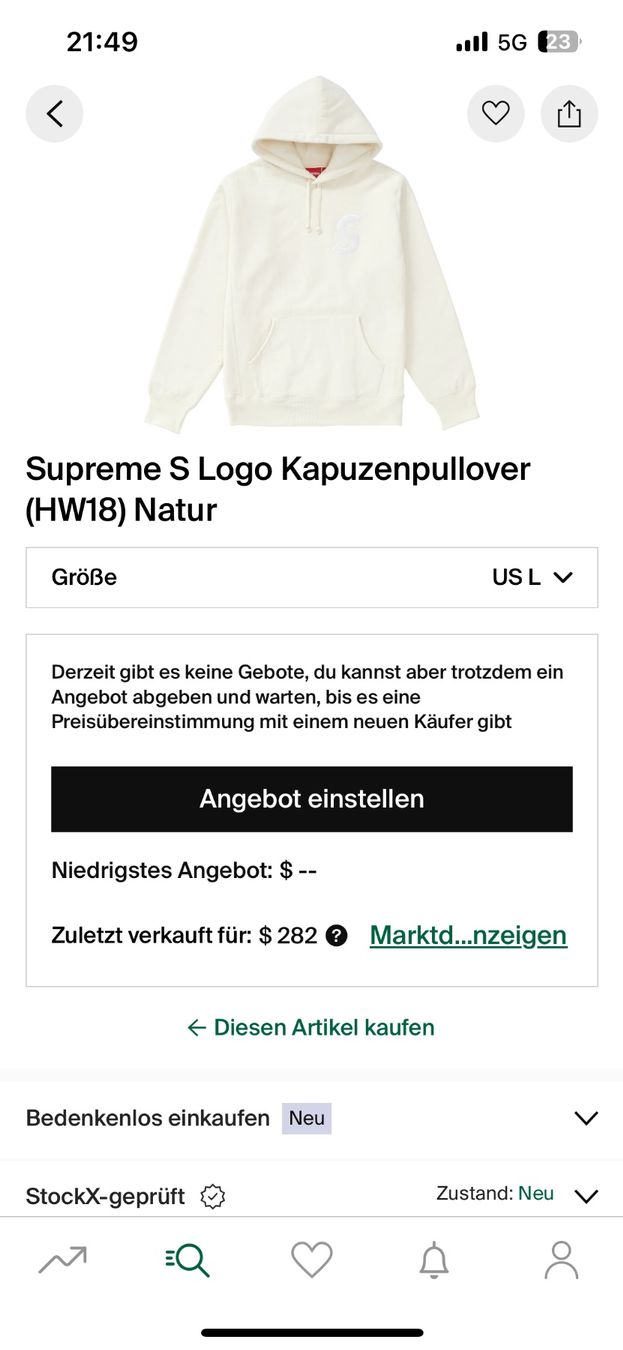 Pullover & Sweatshirts: Supreme S Logo Split Hood – Neu (gemäss Beschreibung) aus Langenthal von Cico77 3