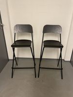 2 IKEA Klappbarstühle Franklin, schwarz, guter Zustand