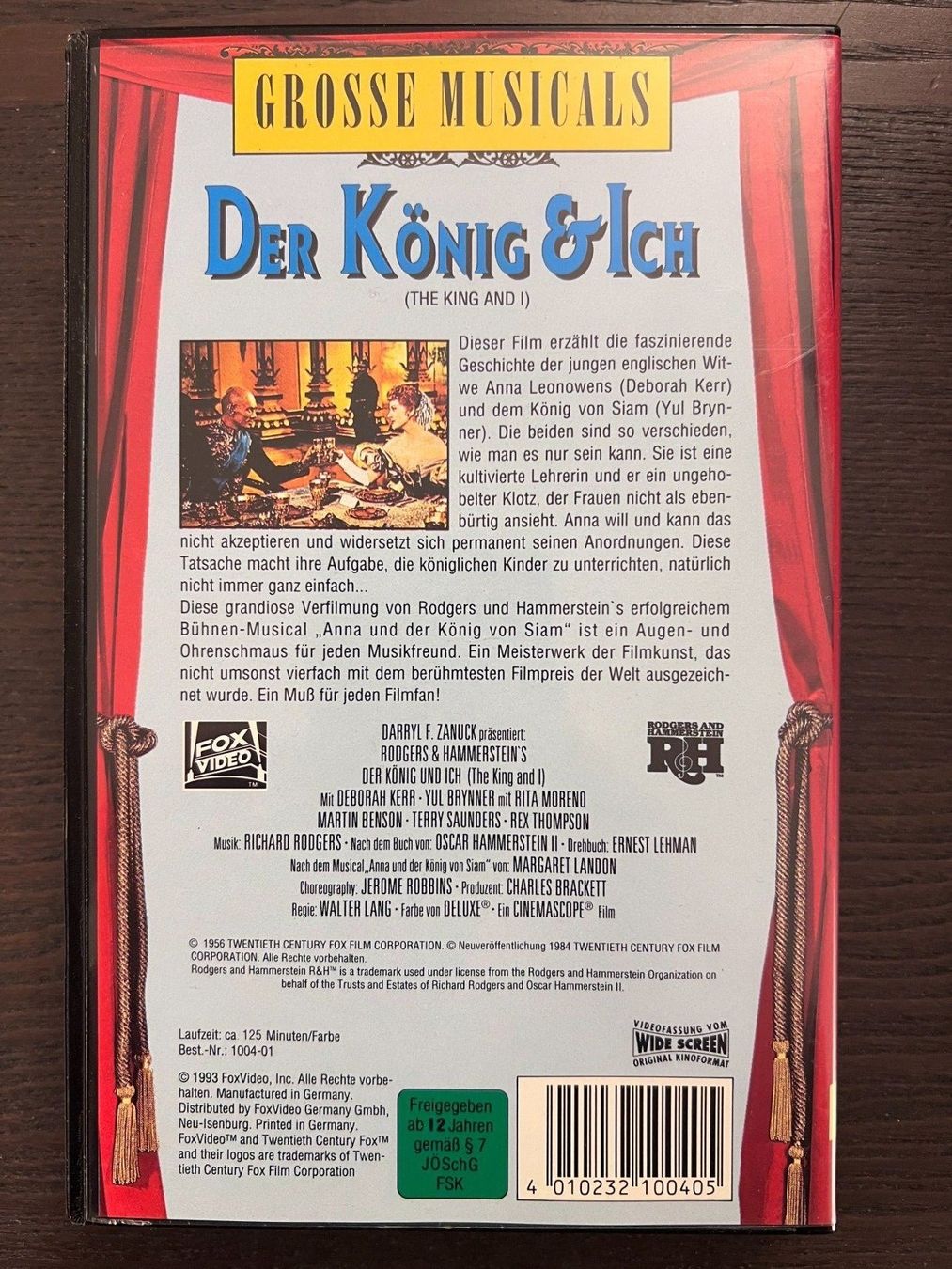 Tutti i VHS: Der König & ich – Usato da Zürich venduto da F84 1