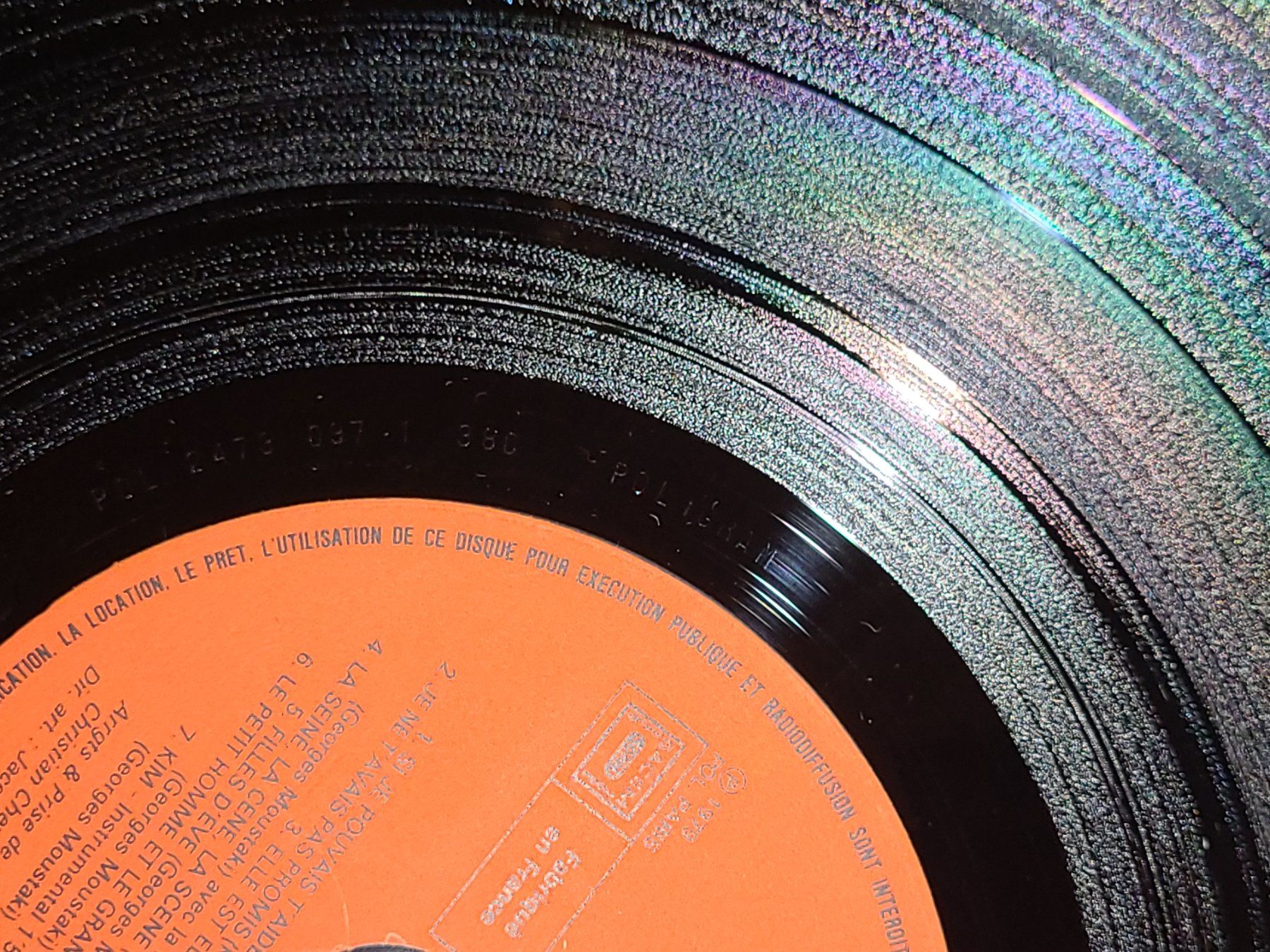 Dischi in vinile: Disque vinyle Georges Moustaki 33T – Usato da la Chaux-de-Fonds venduto da Lampe 6