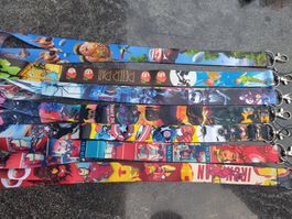 7 Schlüsselanhänger Band Avenger Iron Man Hulk Panter neu