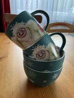 Winter Yeti Tassen und Schalen Set - Gemütlich durch den ...