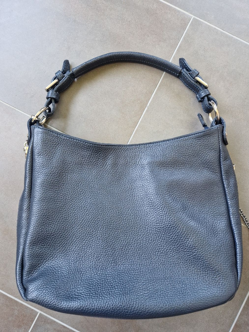 Borse da donna: Anna Morellini Tasche Leder dunkelblau – Usato da Lichtensteig venduto da Cocabana_16 7