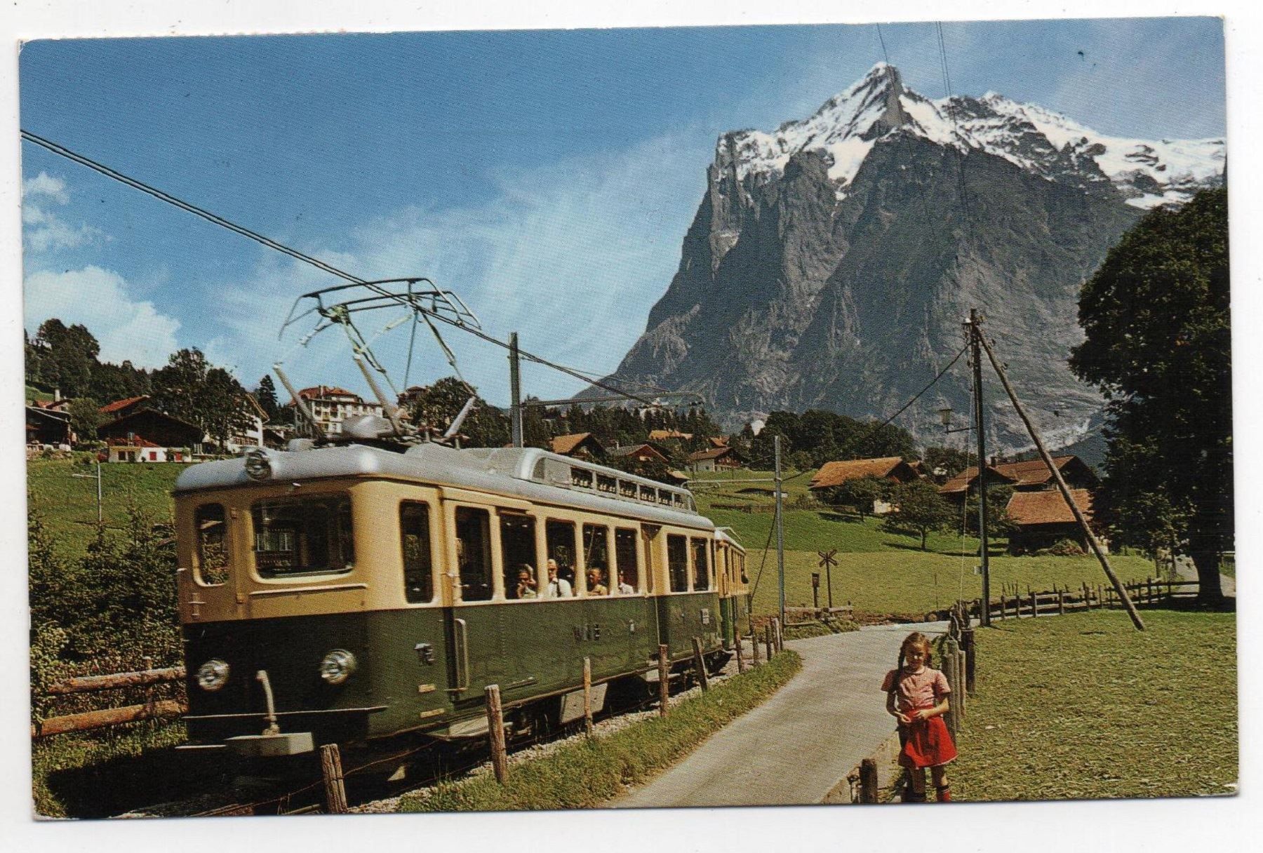Cartoline postali: GRINDELWALD Wengernalpbahn – Usato da Jona venduto da philajona