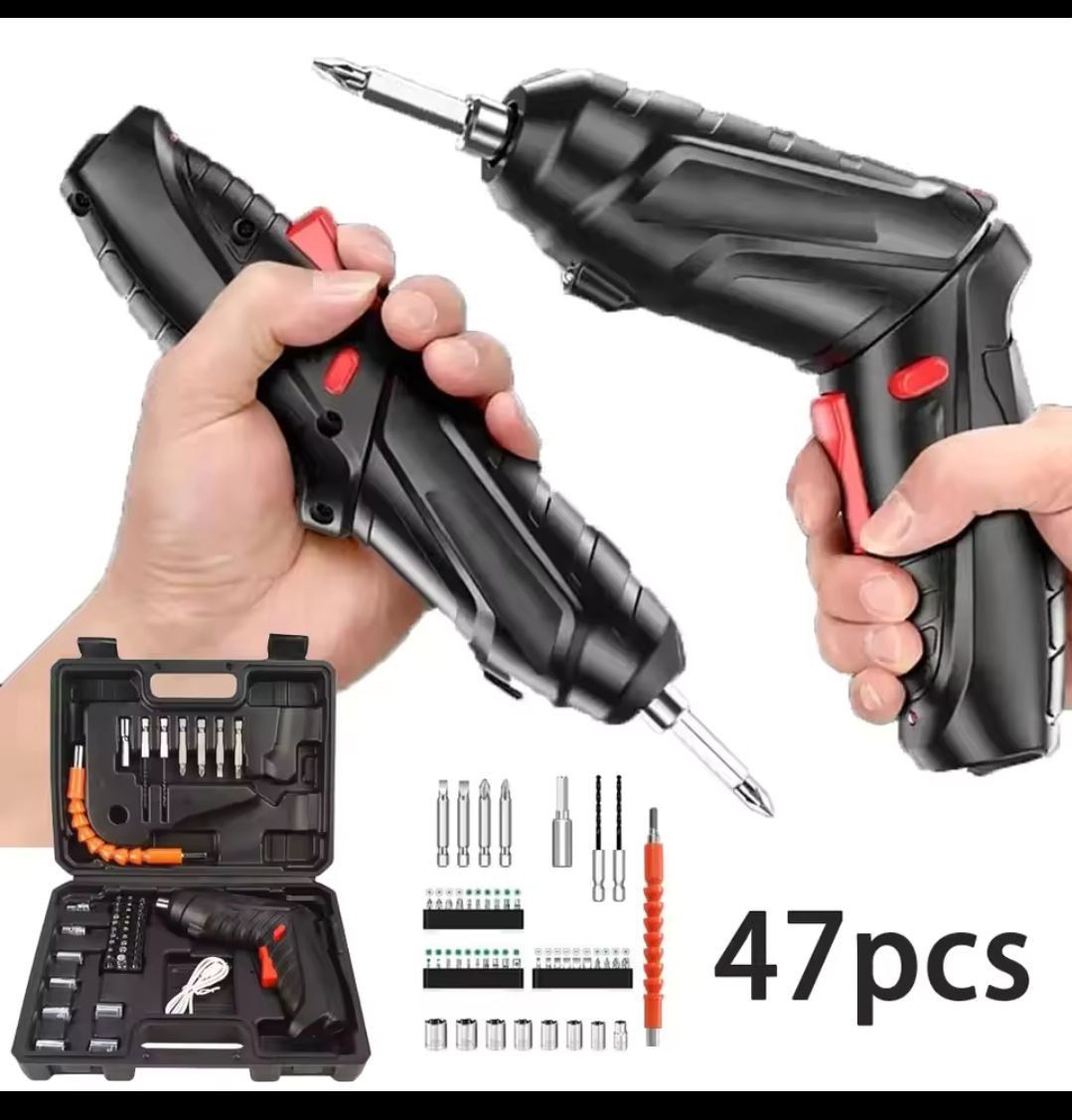 Alle Werkzeuge: Visseuse électrique rechargeable USB, 47 pcs (5) – Neu und originalverpackt aus Genève von web_hfc6 1