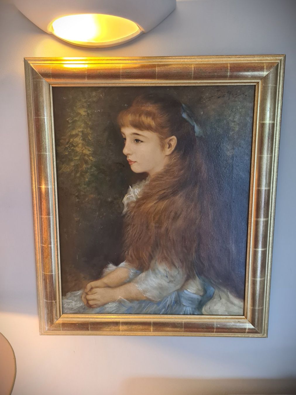 Gemälde: Hervorragendes Öl Gemälde n. Pierre Auguste Renoir – Gebraucht aus Rotkreuz von Dobermann5 5