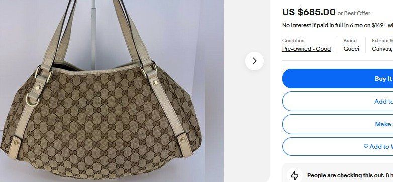 Gucci Borse da donna: Gucci GG Canvas Abbey Tasche / sac – Usato da Collonges venduto da arashee 9