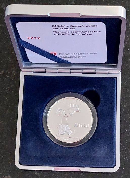 Tutti le monete: 20 Franken 2012 Silber pp Globi Box – Nuovo (secondo la descrizione) da Arch venduto da moneyswiss
