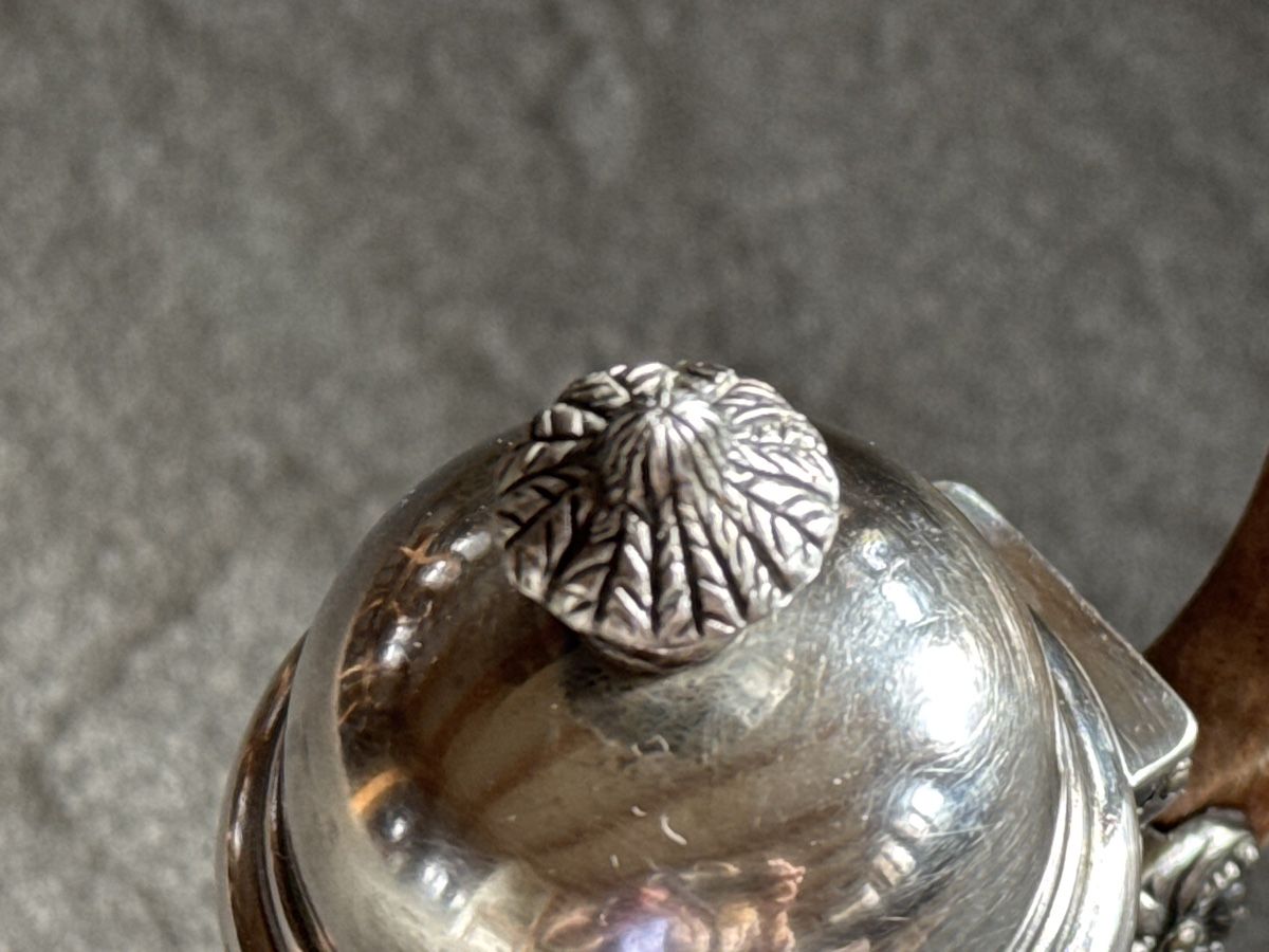 Caraffe: Antike Kaffeekanne aus Silber, gepunzt – Usato da Frauenkappelen venduto da leola1973 3