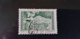 Briefmarke gestempelt Jahrgang 1928 Jungfrau