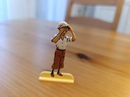 Figurine Tintin en relief diecast Le Crabe aux pinces d'Or