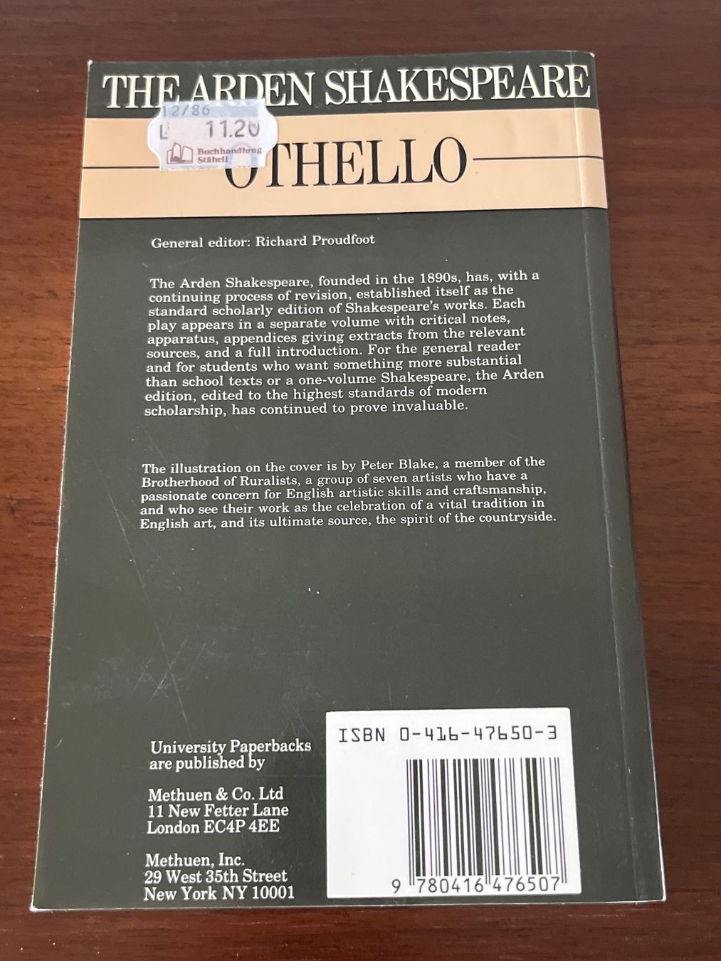 Libri: Buch - Othello, The Arden Shakespeare , englisch – Usato da Luzern venduto da Jiggy_8898 1