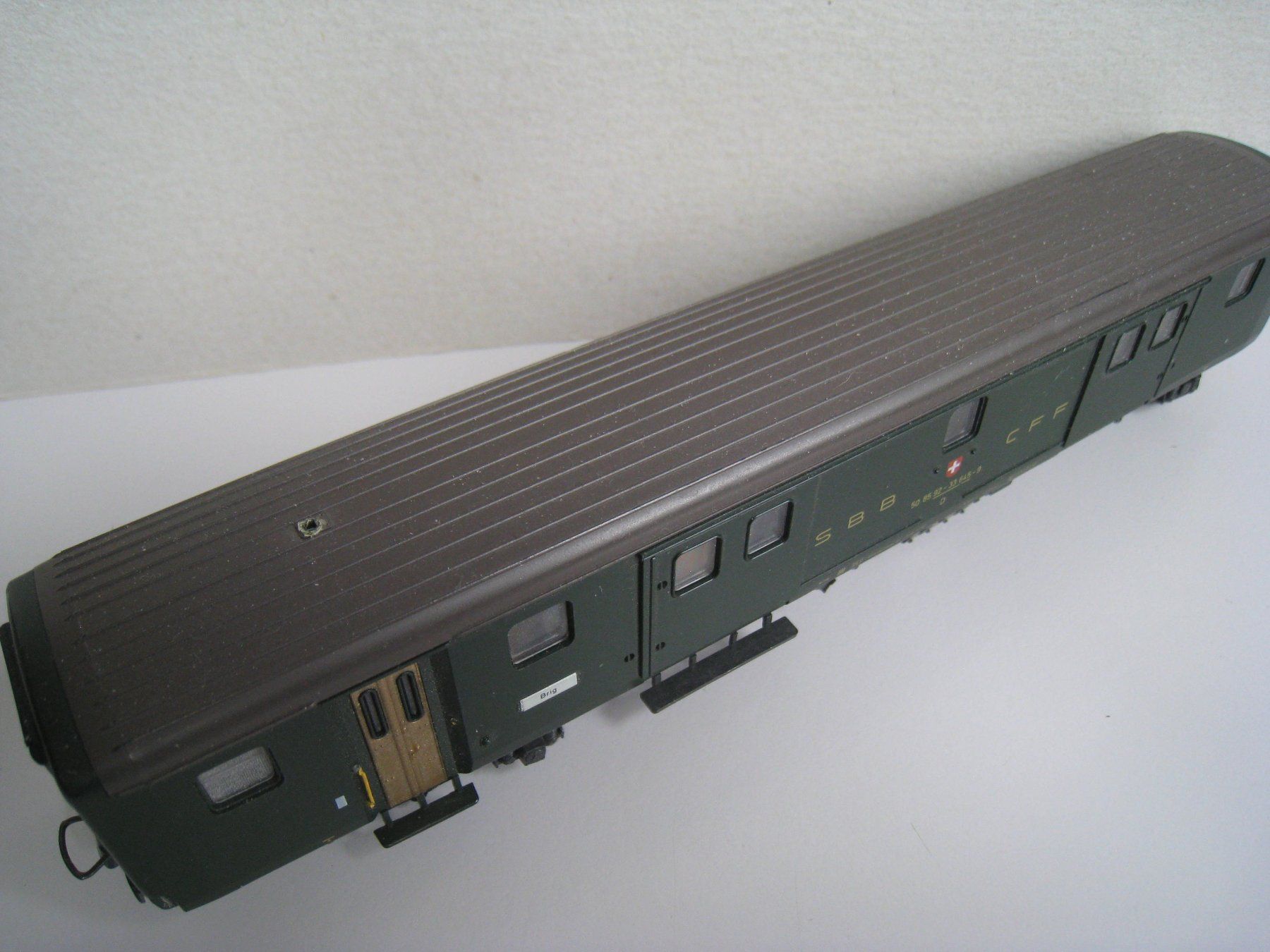Roco Modellini di ferrovie: Roco, 4 Achser SBB Gepäck-Wagen – Usato da Buchs ZH venduto da swiss-train 4