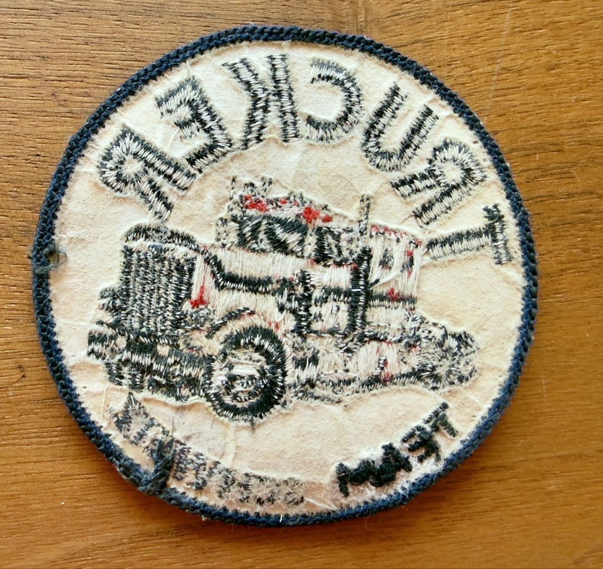 Patches: Aufnäher Stick Stoff Patch Trucker – Neu (gemäss Beschreibung) aus Haegendorf von Chruege 3