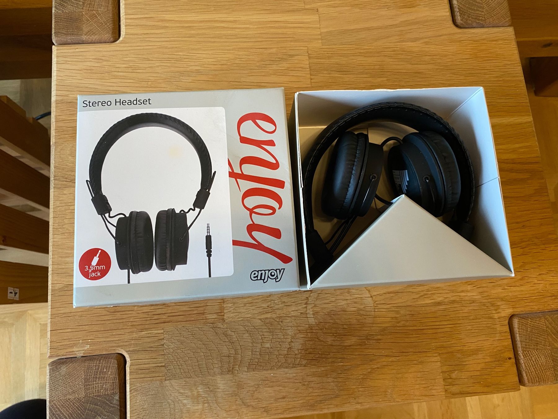 Cuffie: Neu Enjoy Headset Kopfhörer – Nuovo e nell'imballaggio originale da Vilters venduto da Zwaergli13