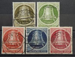 Berlin Freiheit Glocken Mi-Nr. 82-86 gestempel