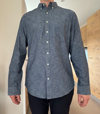 Herren Langarmhemd (L)