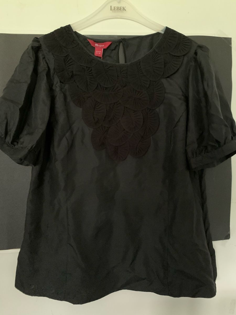 Blusen: Seidentop, Grösse 42, schwarz, 100% Seide / Monsoon – Neu und originalverpackt aus Hinteregg von GARANTA 2