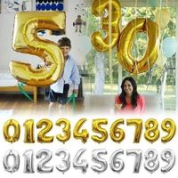 Geburtstagballon 80cm Gold Ballon (TWINT)