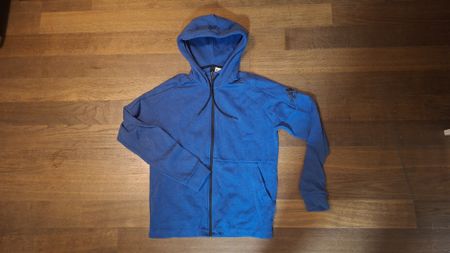 adidas Kapuzenjacke blau Reissverschluss Grösse M kaum getra