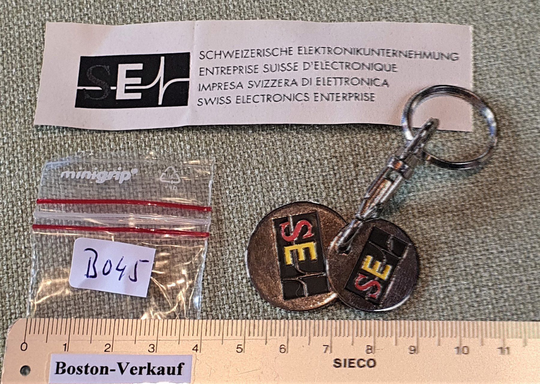 Portachiavi: B045  Schlüsselanhänger SE - CH Elektro. – Usato da Reinach BL venduto da Boston-Verkauf 3