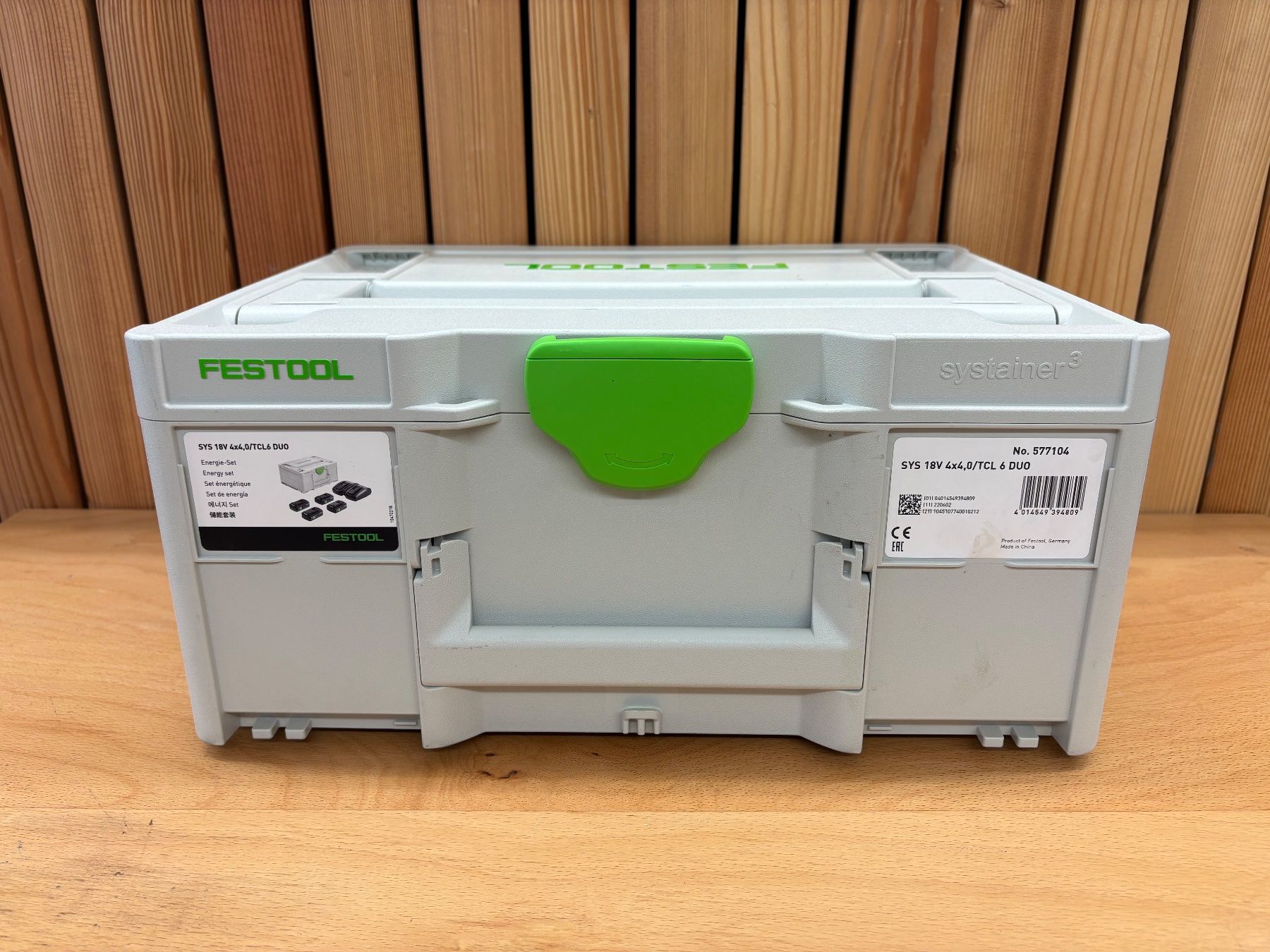 Festool Caricatori & Batterie: FESTOOL Energie Set SYS 18V 4x4,0/TCL6 DUO – Nuovo (secondo la descrizione) da Winterthur venduto da ReUse_Baumarkt 1