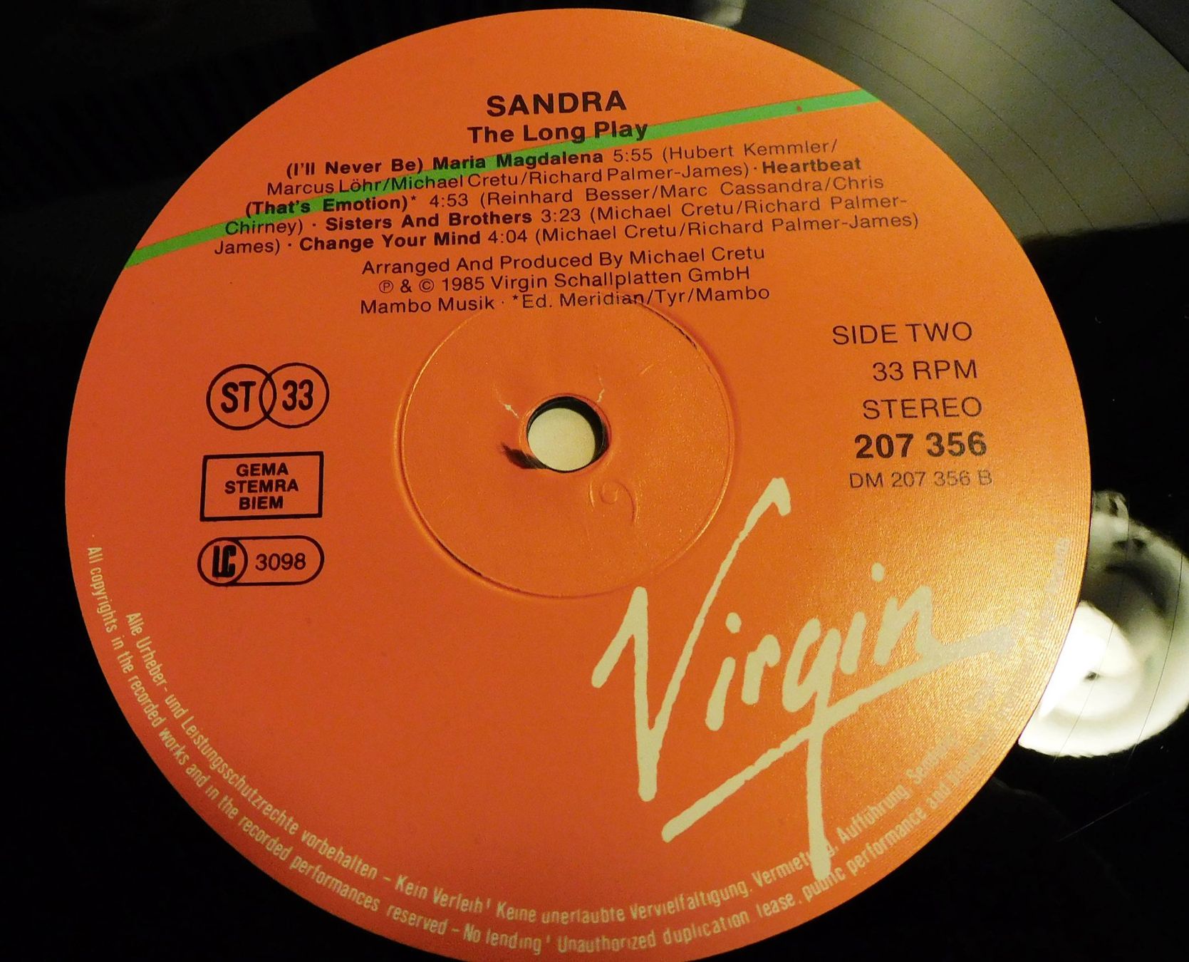 Dischi in vinile: Lp - Sandra Schallplatte 1984   Lp – Usato da Sursee venduto da 76 1