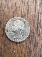 1942 Quarter Dollar USA Silber Münze guter Zustand