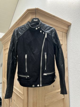 Veste Diesel noire en cuir