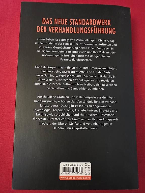 Libri: Verhandeln- hart, aber fair  – Usato da Tägerwilen venduto da pre_tpc6 1