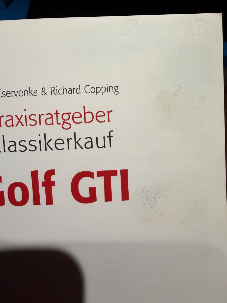 Libri: Golf GTI , 2 Bücher ein Heft  – Usato da Hochfelden venduto da larson27 4
