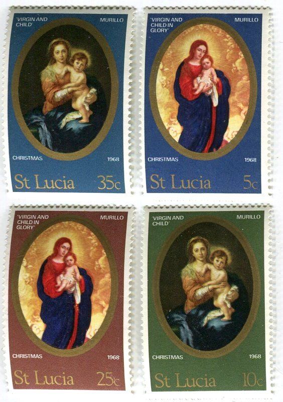 Tutti i francobolli: Briefmarken "Weihnachten". St. Lucia. – Nuovo e nell'imballaggio originale da Basel venduto da Butsch5