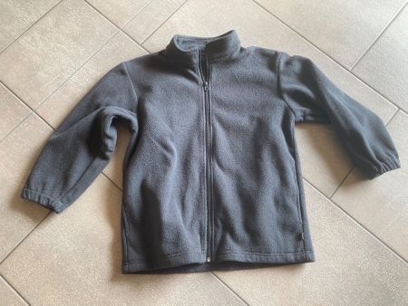 Faserpelz-Jacke Gr. 134/140, grau
