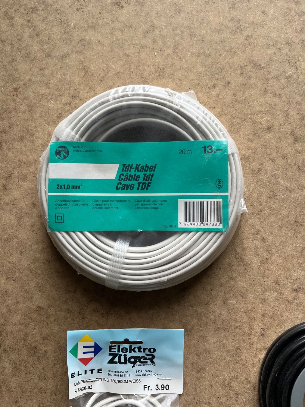 Cavi: Diverses Elektromaterial, Kabel, Schalter, Lot, Konvolut – Usato da Netstal venduto da spaltflo01 6