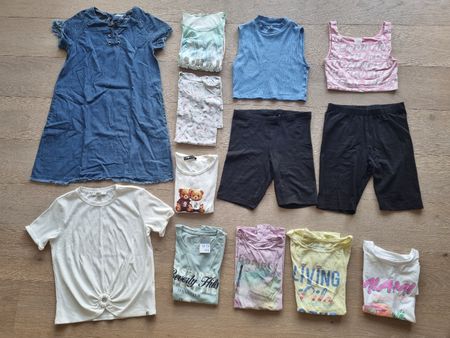 Kleiderpaket Mädchen 13 Teile Gr. 158 / 164 Set Sommer