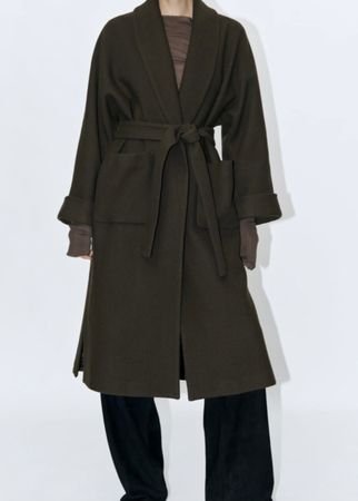 WINTERMANTEL NEU VON ZARA 100% WOLLE neupreis 279.-